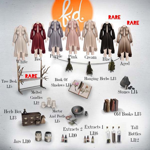 (fd) Witch Dress - Pink LARA 