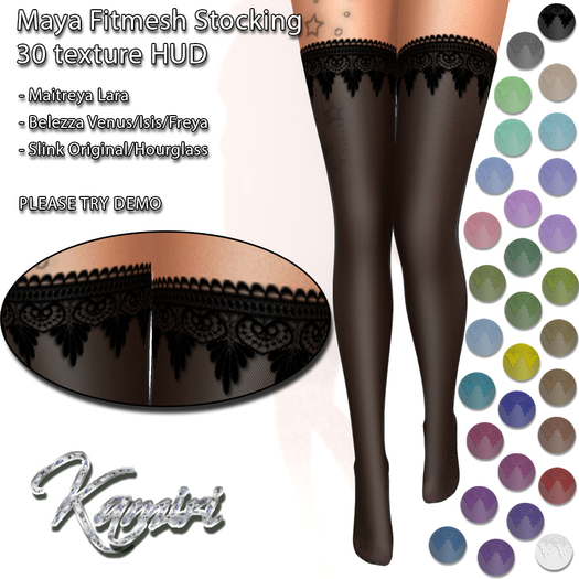 + Kamiri + Maya Fitmesh Stocking 30 tex DEMO
