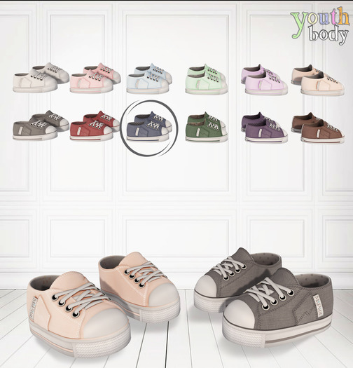 [M] Youth Size Chucks - Azul - WEAR to unpack