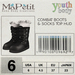 Mp combat boots noir