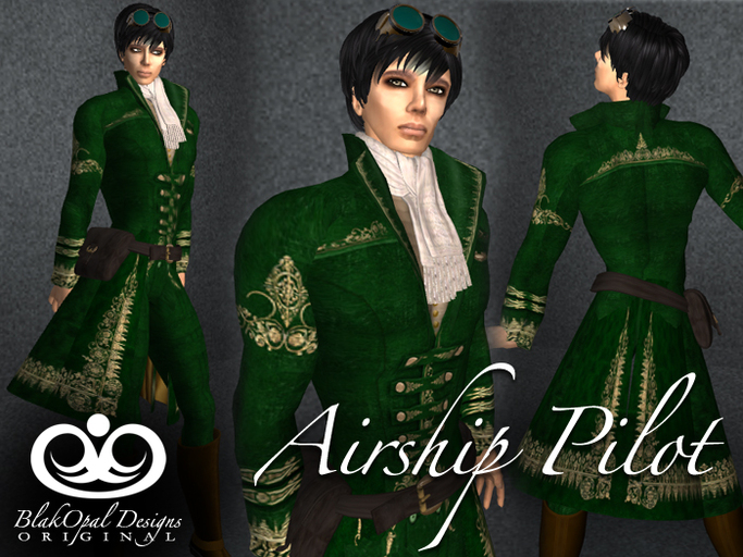 Airship Pilot Outfit - Green