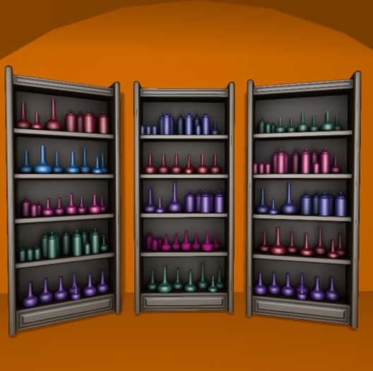 Three Bottle Cabinets, 12 Li, Bagged