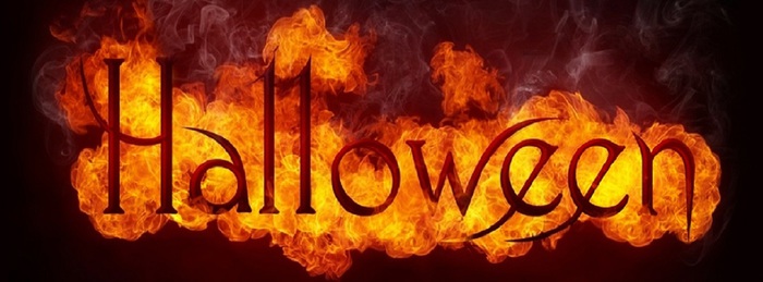 Halloween on Fire Banner