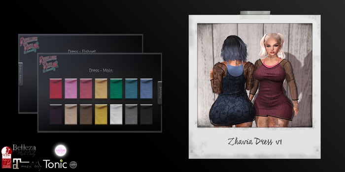 ~Rebellious Rose~ Zhavaia Dress v1 (Add Me)