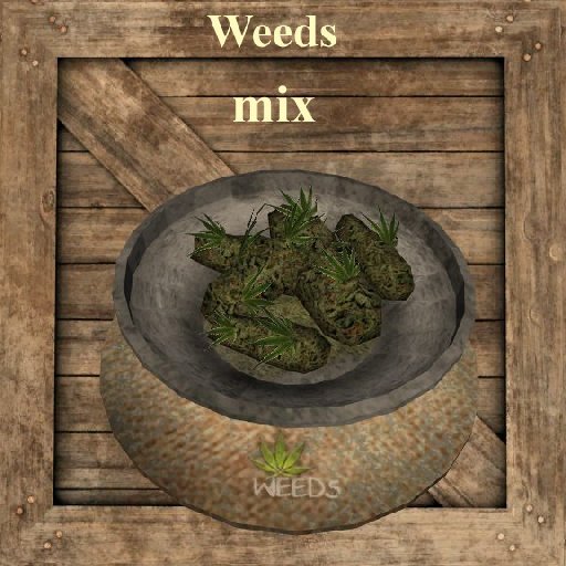 WEEDS - mix - storage vendor crate texture bc