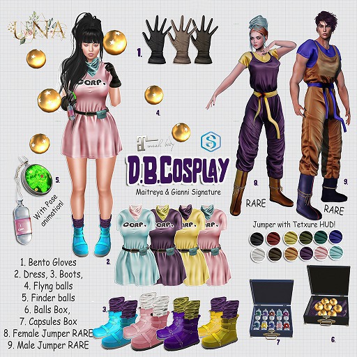 UNA. D.B.Cosplay Capsules Box