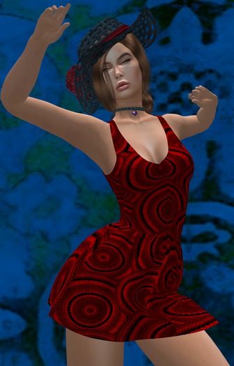 Red Knitted Dress-Altamura