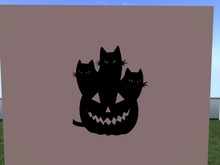 Cats with pumpkin Halloween