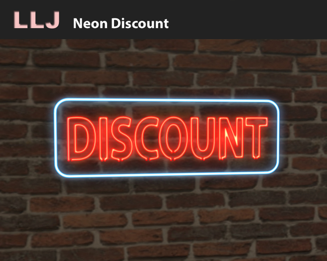 LLJ Neon Discount