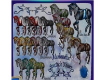 ~Blue Pearl~ Marionette_Horse Gold Carving Rare #4 Voucher