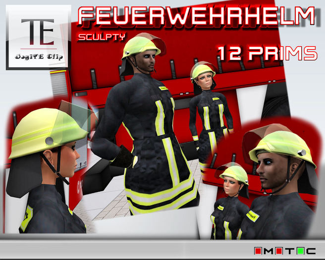 German fireman's helmet