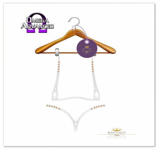 Omega Advanced & BoM WHITE Button Bikini  (BOXED)