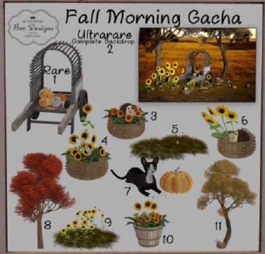 Bee Designs Fall Morning Gacha 4