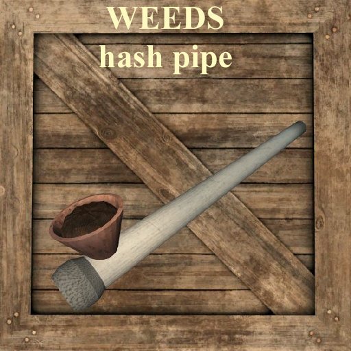 WEEDS - hash pipe - storage vendor crate texture bc