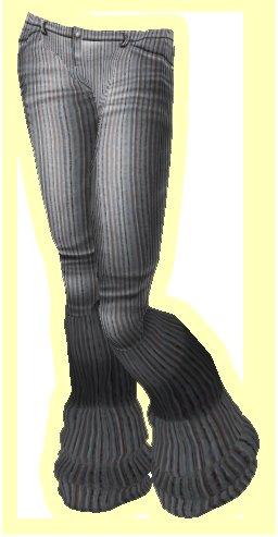 ::Poised:: Digi Pants  light gray stripes