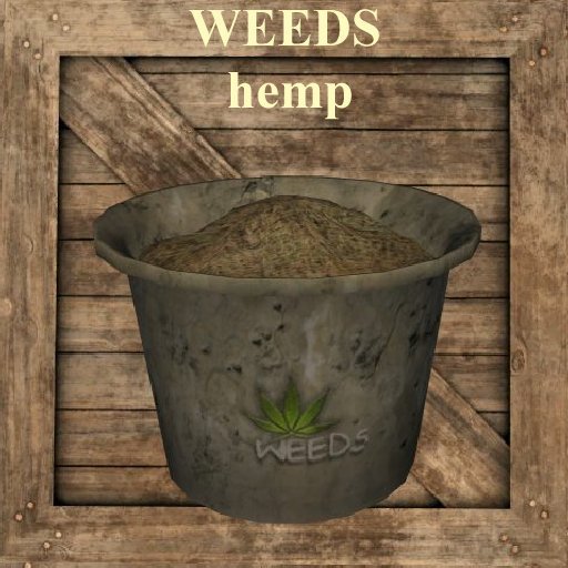 WEEDS - Hemp - storage vendor crate texture bc