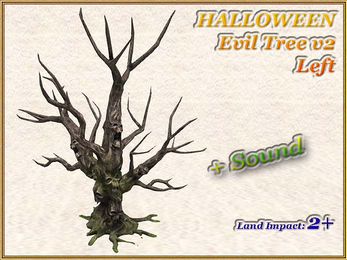 HALLOWEEN Evil Tree v2 Left