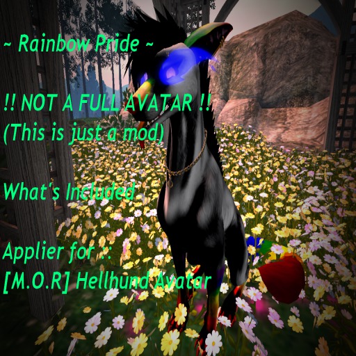 Rainbow Pride Hellhund Mod !!FREEBIE!!