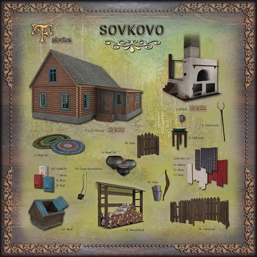FDD - *SOVKOVO* Log house - RARE