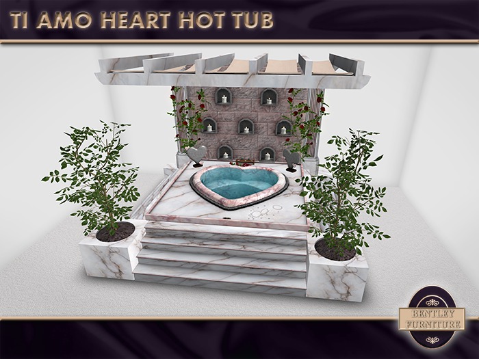 Ti Amo Heart Hot Tub - PG Version - BOXED