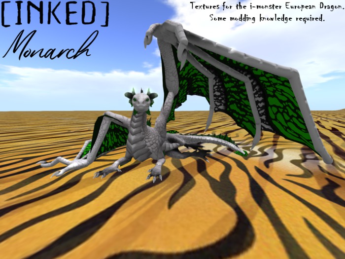 European Dragon Monarch Textures [Green]