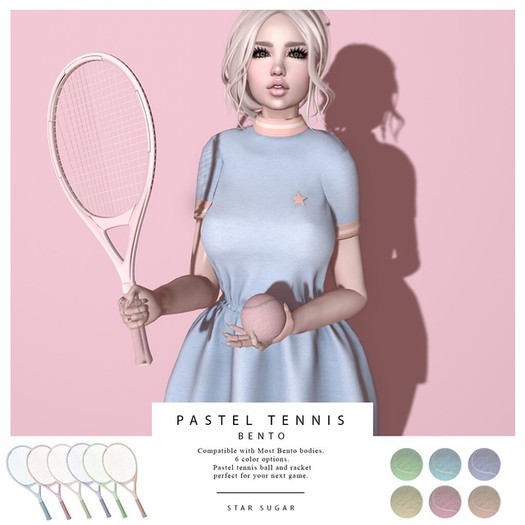 *SS* Pastel Tennis