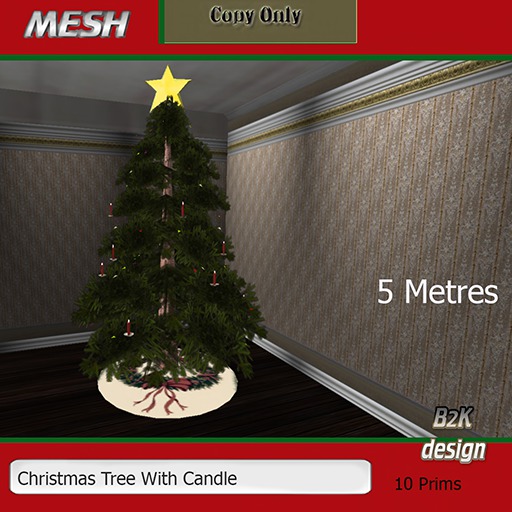 christmas Tree With Candle