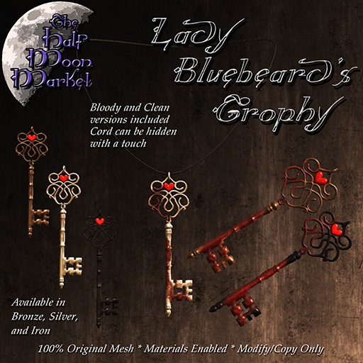 The Half Moon Market - Lady Bluebeard's Trophy - Silver
