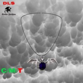 Halloween necklace w. pendant blue boxed