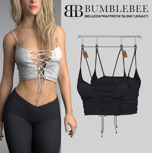 Bumblebee - Laura Tank Top - Black