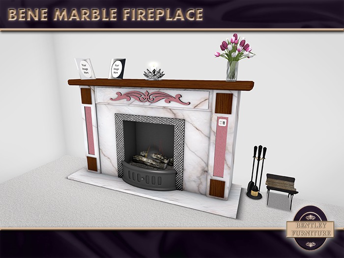 Bene Marble Fireplace - PG Version - BOXED