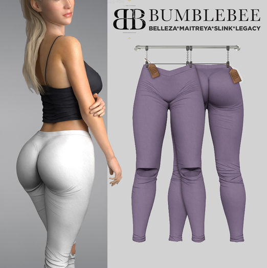 Bumblebee - Laura Leggings - Violet