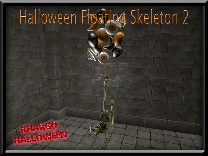 HALLOWEEN FLOATING SKELETON 2