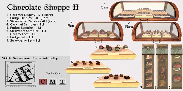 *AF* Chocolate Shoppe Gift Boxes 2