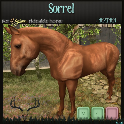 [. HEATHEN .] Elysian Rideable Skin -Sorrel-{REZ}