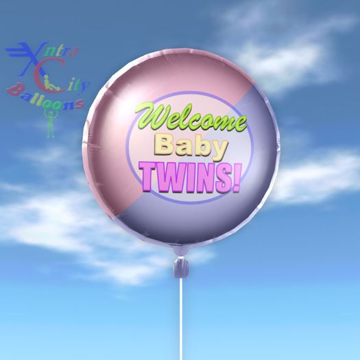 Balloon -  Welcome Baby Twins! 2