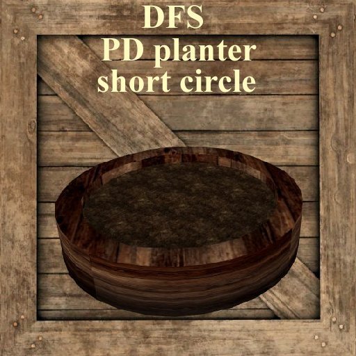 DFS - PD planter short circle - storage vendor crate texture bc