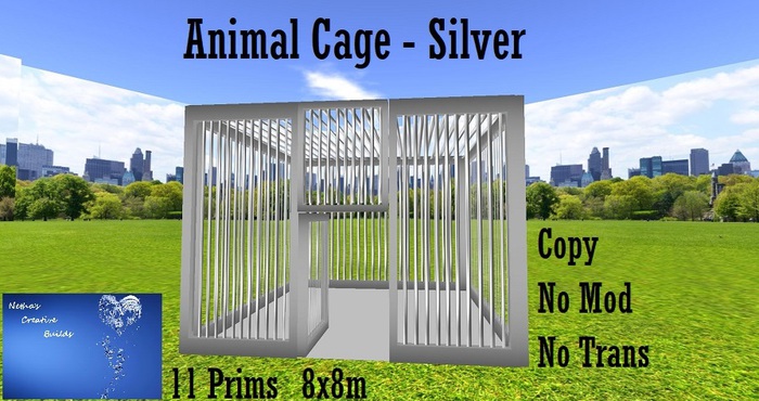 Animal Cage - Silver