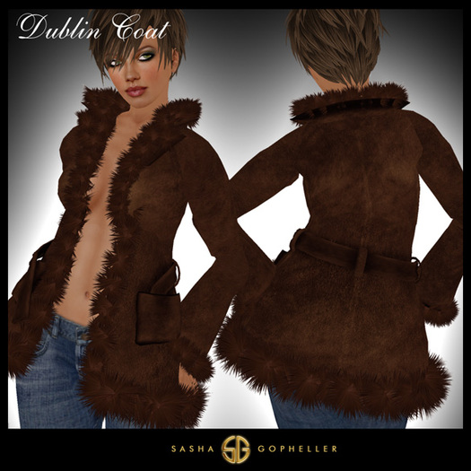 Second Life Marketplace SG Dublin Women's Coat Brown
