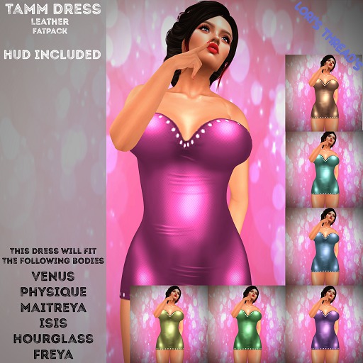 [L.T] Tamm Dress - Leather - FATPACK (REZ ME)