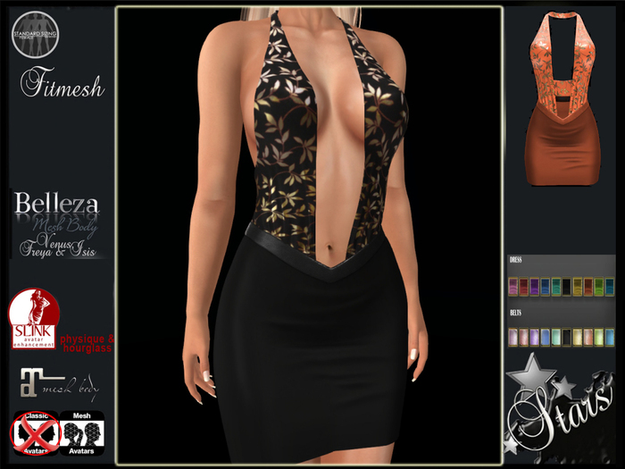 Stars - Maitreya, Slink, Belleza - Karen dress