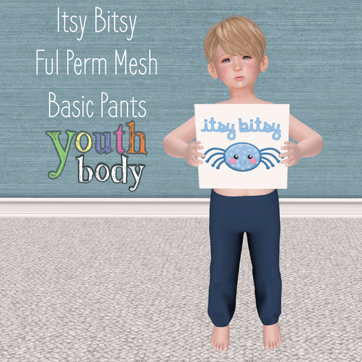 Itsy Bitsy Bebe Youth Full Perm Basic Pants Set