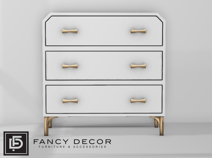 Fancy Decor: Celeste Dresser (white)