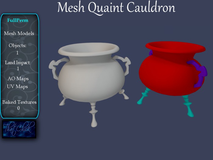 ~tc~ Mesh Quaint Cauldron FullPerm Kit