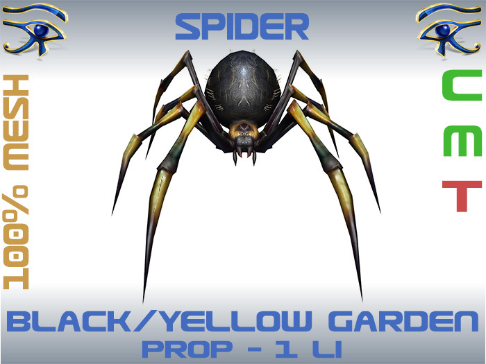 SP-SPIDER - BLACK AND YELLOW GARDEN