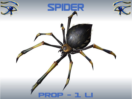 Second Life Marketplace - SPIDER - BLACK AND YELLOW GARDEN