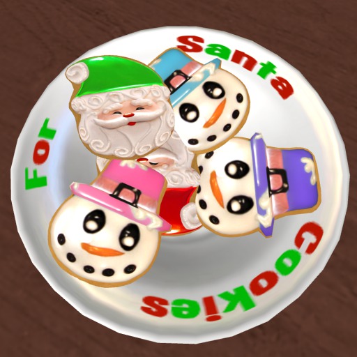 HH ~ Cookies for Santa Plate