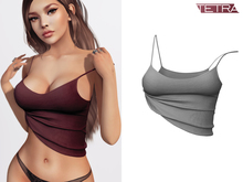 TETRA - Not so basic crop tank (Gray)