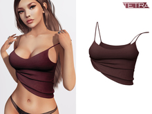 TETRA - Not so basic crop tank (Truffle)