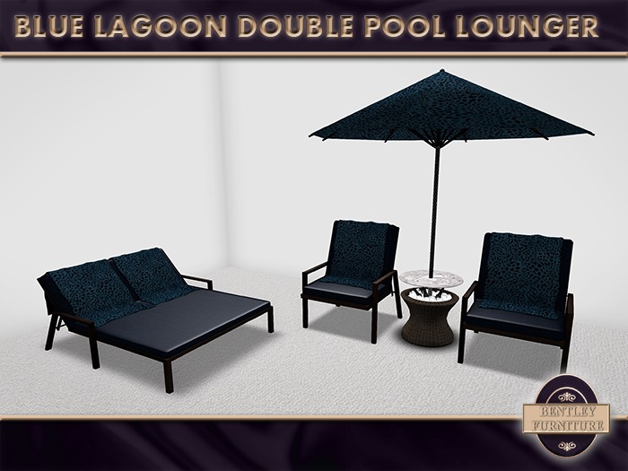 Blue Lagoon Double Lounger Set - PG Version - BOXED